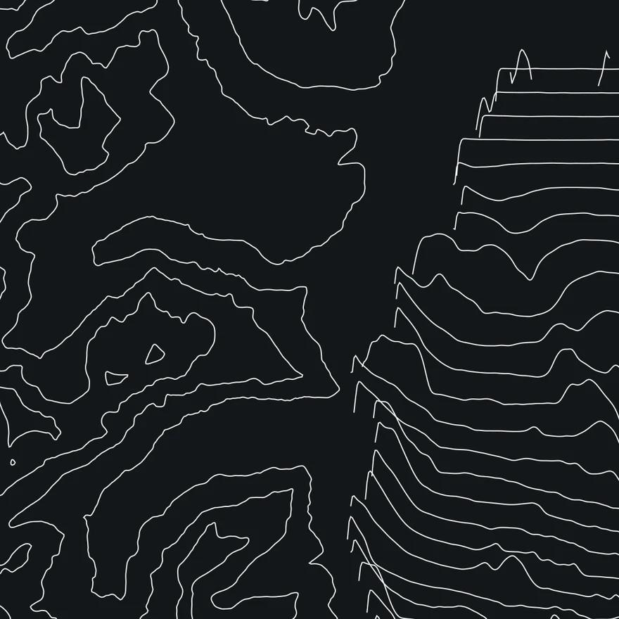 Detail A — west shore contours